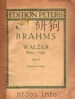 WALZER OPUS 39 FUR KLAVIER UND VIOLINE（ PDF版）