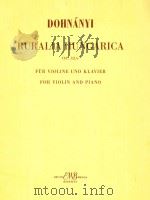RURALIA HUNGARICA OP.32 THREE PIECES FOR VIOLIN AND PIANO（ PDF版）