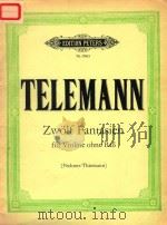 ZWOLF FANTASIEN FUR VIOLINE OHNE BASS（ PDF版）