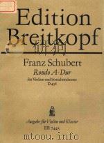 RONFO A-DUR FUR VIOLINE UND STREICHORCHESTER（1980 PDF版）