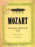 EINE KLEINE NACHTMUSIK PDF电子版封面 W.A.MOZART
