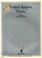 POEME POUR VIOLON ET ORCHESTRE（1930 PDF版）