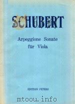 SONATE A = MOLL  FUR ARPEGGIONE UND KLAVIER（ PDF版）