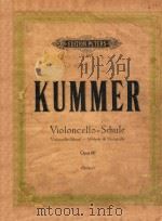 Violoncelloschule fur den ersten Unterricht von F.A.KUMMER Op.60 PDF电子版封面