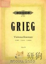 Klavier und Violoncello von EDVARD GRIEG  OP.36（ PDF版）