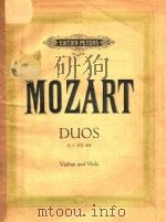 DUOS  FUR VILINE UND VIOLA  HERAUSGEGEBEN VON FRIEDRICH HERMANN（ PDF版）
