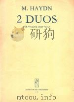 2 DUOS  FUR VIOLINE UND VIOLA  C-dur / E-dur（ PDF版）