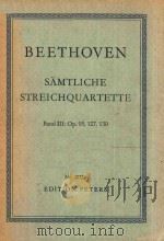 SAMTLICHE STREICHQUARTETTE  Herausgegeben von Joseph Joachim und Andreas Moser  BAND III（ PDF版）