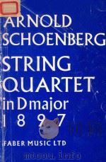 String Quartet in D major 1897（1966 PDF版）