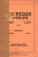 TEO WEINER II. STREICHOUARIEII PDF电子版封面