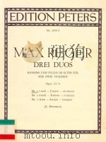 DREI  DUOS  KANONS  UND  FUGEN  IM  ALTEN  STIL  FUR  ZWEI  VIOLINEN  Opus 131 b（ PDF版）