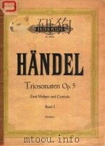 TRIO SONATEN OPUS 5 FUE ZWEI VIOLINEN UND CONTINUO BAND I（ PDF版）
