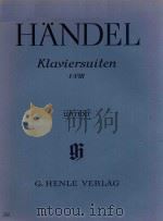 GERORG FR.HANDEL KLAVIERSUITEN I-VIII PDF电子版封面 HANS-MARTIN THEOPOLD