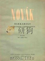 GONDELLIEDER·GONDOLA SONGS PIANO 1961 PDF电子版封面 BARKAROLY