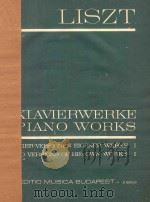 PIANO VERSIONS OF HIS OWN WORKS I PDF电子版封面 FERENC LISZT;IMRE SULYOK IMRE