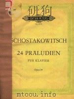 PRALUDIEN FUR KLAVIER ZU ZWEI HANDEN OPUS 34（ PDF版）