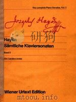 THE COMPLETE PIANO SONATAS BAND 3 VOLUME 3 PDF电子版封面 JOSEPH HAYDN