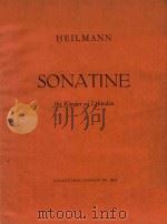 SONATINE IN C FUR KLAVIER ZU ZWEI HANDEN（ PDF版）