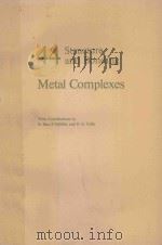 METAL COMPLEXES（1981 PDF版）