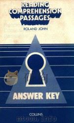 READING COMPREHENSION PASSAGES ANSWER KEY（1982 PDF版）