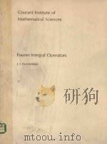 FOURIER INTEGRAL OPERATORS 1973 PDF电子版封面