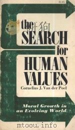 THE SEARCH FOR HUMAN VALUES（1971 PDF版）