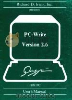 PC-WRITE VERSION 2.6（1986 PDF版）