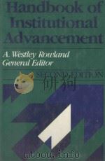 HANDBOOK OF INSTITUTIONAL ADVANCEMENT SWCOND EDITION（1986 PDF版）