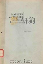 MATRICES D TENSORS IN PHYSICS(SECOND EDITION)（1984 PDF版）