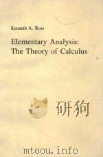 ELEMENTARY ANALYSIS:THE THEORY OF CALCULUS（1980 PDF版）