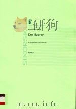 Drei szenen Für singstimme und ensemble 1990 PDF电子版封面