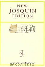 Volume 19 MOTETS ON TEXTS FROM THE NEW TESTAMENT 1 1998 PDF电子版封面 9063750706