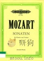 Sonaten:für Klavier und Violine BANDⅠ PDF电子版封面 Wolfgang Amadeus Mozart