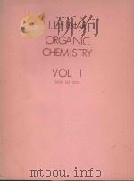 ORGANIC CHEMISTRY VOL.1 SIXTH EDITION PDF电子版封面 I.L.FINAR