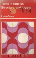 TESTS IN ENGLISH STRUCTURE AND USAGE（1970 PDF版）
