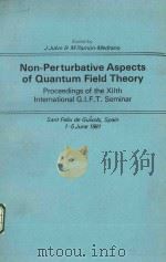 NON-PERTURBATIVE ASPECTS OF QUANTUM FIELD THEORY（1982 PDF版）