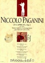 24 CAPRICES Op.1 pour flute AL28868 1994 PDF电子版封面 9790046288685