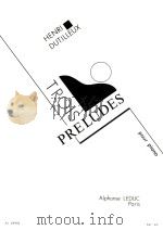 TROIS PRELUDES  pour piano  AL28904（1994 PDF版）