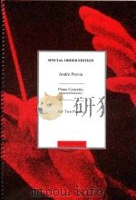 Piano Concerto  Orchestral Reduction  For Two Pianos（1985 PDF版）
