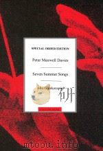 Seven Summer Songs Alto Glockenspiel 1995 PDF电子版封面