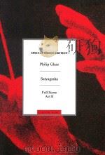 Satyagraha  Full Score Act II（1979 PDF版）