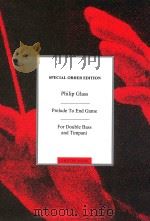 Prelude To End Game  For Double Bass and Timpani（7 PDF版）