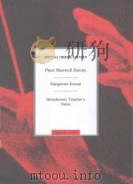 Dangerous Errand Introductory Teacher's Notes 1991 PDF电子版封面