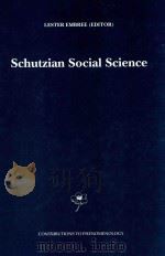 Schutzian Social Science（1999 PDF版）