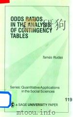 Odds Ratios in the Analysis of Contingercy Tables（1998 PDF版）