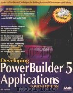 DEVELOPING POWERBUILDER 5 APPLICATIONS FOURTH EDITION 1996 PDF电子版封面 0672309165 BILL HATFIELD