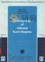 HYDROGEOLOGY OF SELECTED KARST REGIONS VOLUME 13（1992 PDF版）