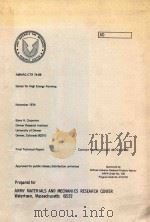 CENTER FOR HIGH ENERGY FORMING NOVEMBER 1974 AMMRC CTR 74-69（1974 PDF版）