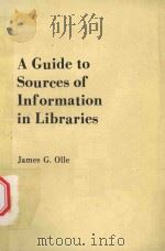 A GUIDE TO SOURCES OF INFORMATION IN LIBRARIES（1984 PDF版）