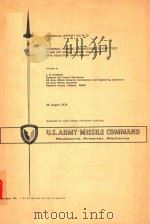 TECHNICAL REPORT RG-75-12 TERMINAL HOMING ENGINEERING FLIGHT TEST T7 AND MT7 MISSILE LAUNCH TRANSIEN（1974 PDF版）